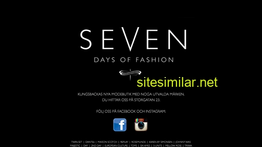sevendaysoffashion.se alternative sites