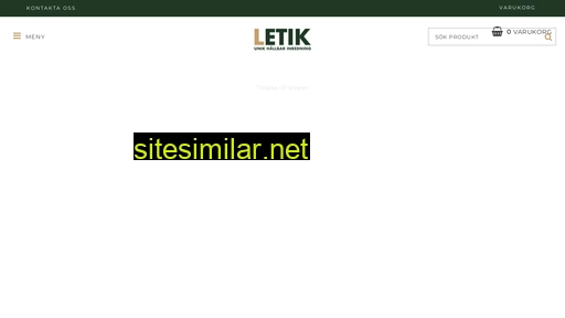 shop.letik.se alternative sites