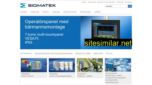 Sigmatek similar sites