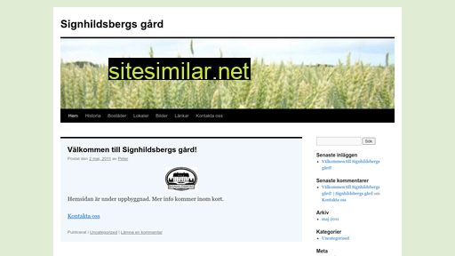 signhildsberg.se alternative sites