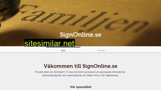 signonline.se alternative sites