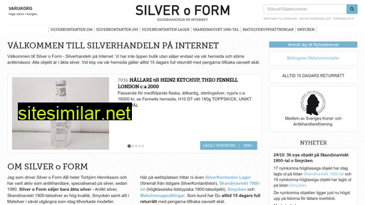 silveroform.se alternative sites