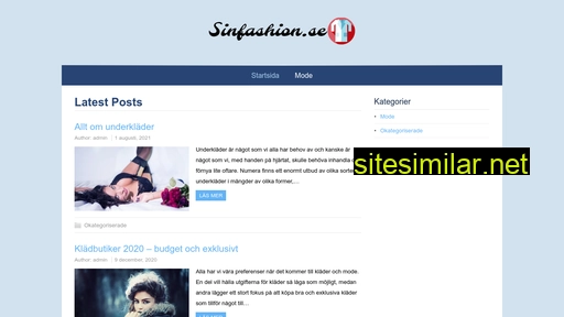 sinfashion.se alternative sites