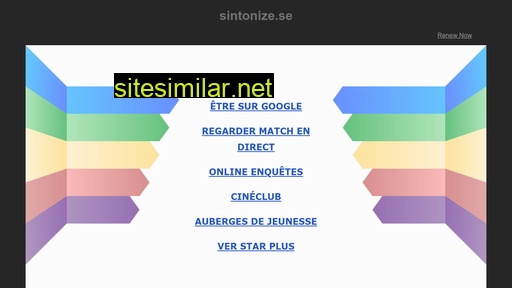 sintonize.se alternative sites