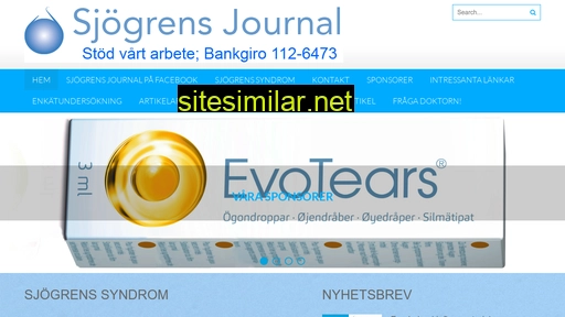 Sjogrensjournal similar sites
