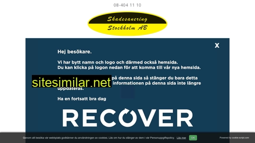 skadesaneringstockholm.se alternative sites