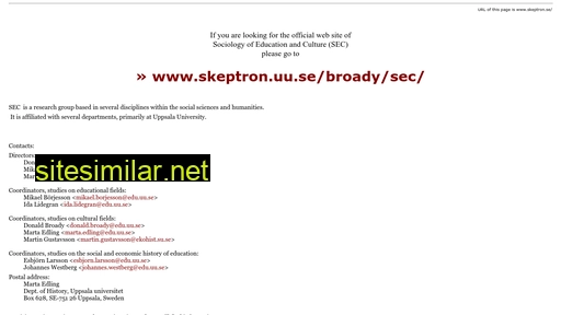 skeptron.se alternative sites