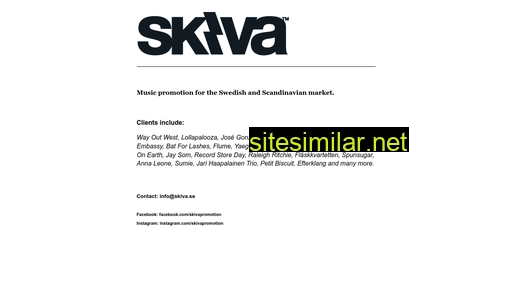 skiva.se alternative sites