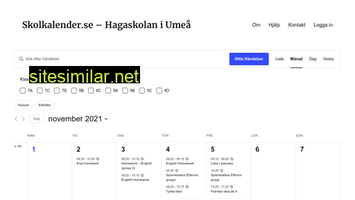 skolkalender.se alternative sites