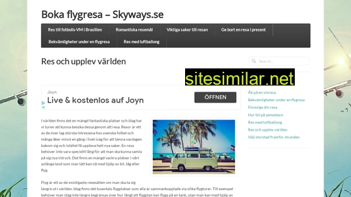skyways.se alternative sites