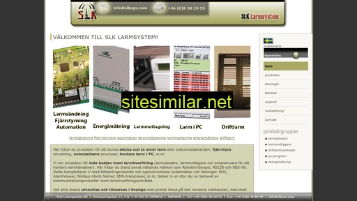 slklarmsystem.se alternative sites