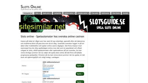 slotsguide.se alternative sites