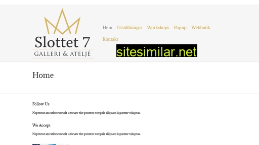 Slottet7 similar sites