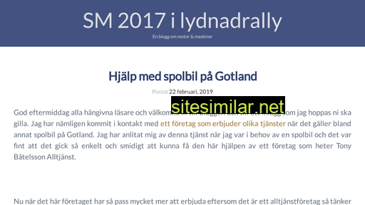 sm2017lydnadrally.se alternative sites