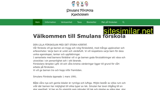 smulansforskola.se alternative sites