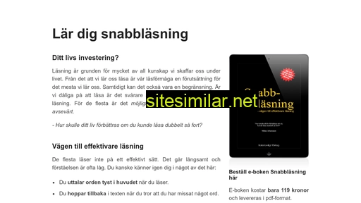 snabblasning.se alternative sites