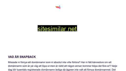 snap-back.se alternative sites