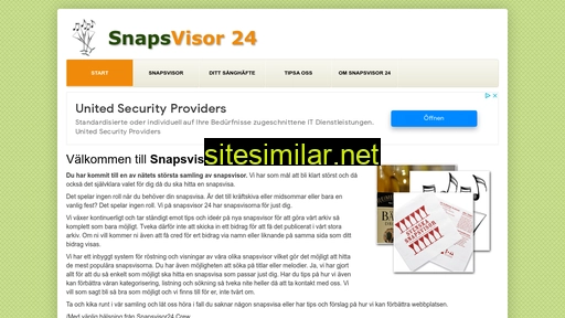 snapsvisor24.se alternative sites