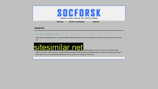 Socforsk similar sites