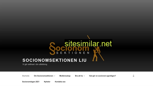 socionomsektionenliu.se alternative sites
