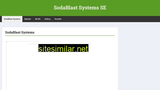 Sodablastsystems similar sites