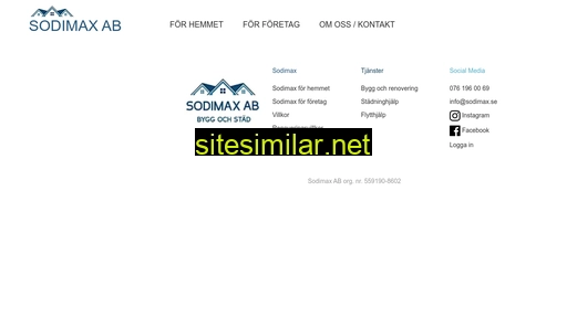 Sodimax similar sites