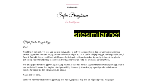 sofiabengtsson.se alternative sites