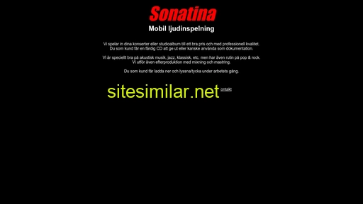 sonatina.se alternative sites