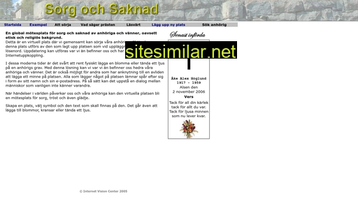 sorgochsaknad.se alternative sites