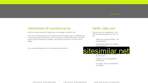 soundcorner.se alternative sites