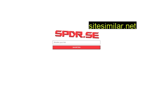 spdr.se alternative sites