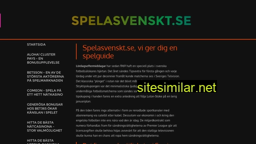 spelasvenskt.se alternative sites
