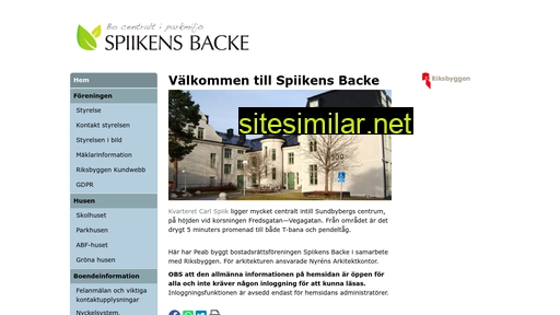 spiikensbacke.se alternative sites