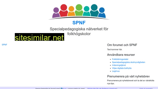 spnf.se alternative sites
