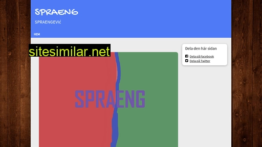 spraeng.se alternative sites