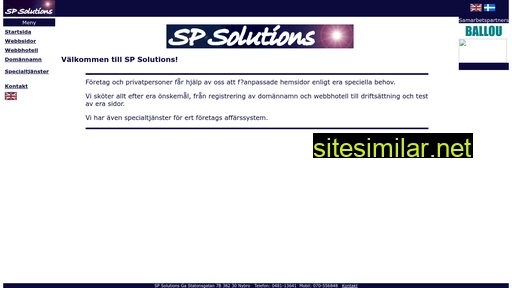 spsolutions.se alternative sites