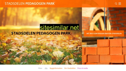 stadsdelenpedagogenpark.se alternative sites