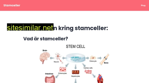 stamceller.se alternative sites