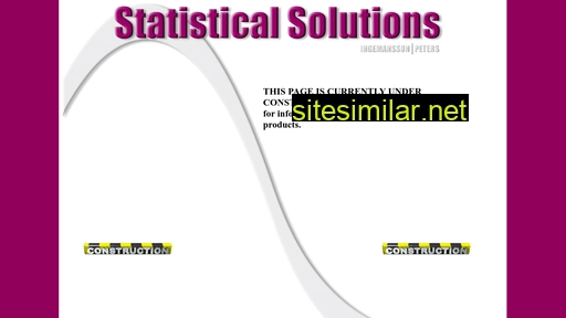 Statisticalsolutions similar sites