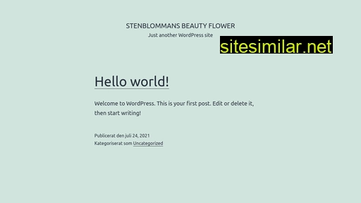 Stenblommansbeautyflower similar sites
