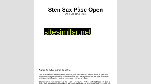 Sten-sax-pase similar sites