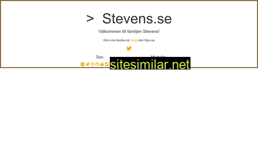 stevens.se alternative sites