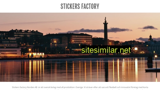 stickersfactory.se alternative sites