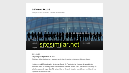 stiftelsen-pause.se alternative sites