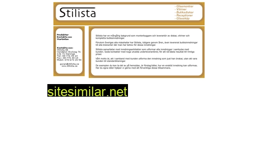 stilista.se alternative sites