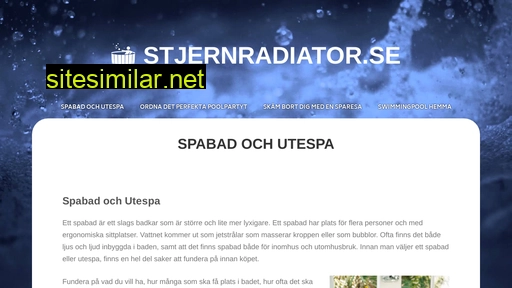stjernradiator.se alternative sites
