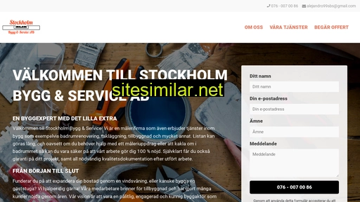 stockholmbyggochservice.se alternative sites