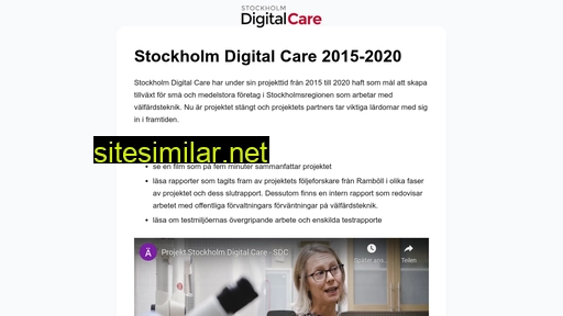 stockholmdigitalcare.se alternative sites