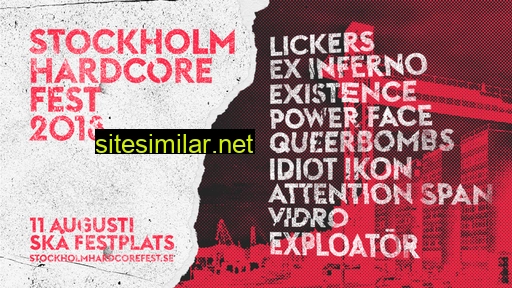 stockholmhardcorefest.se alternative sites
