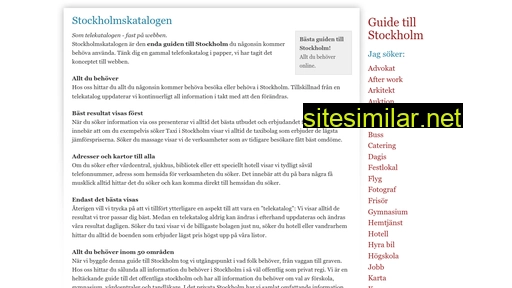 stockholmskatalogen.se alternative sites